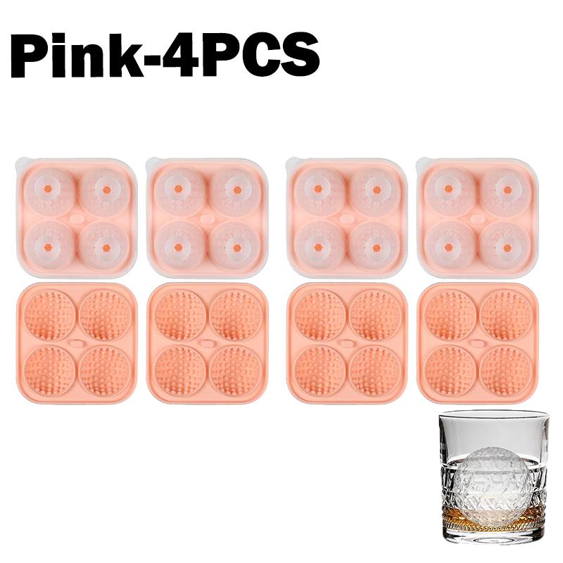 Big Golf Ice Ball Maker Large Silicone Ice Cube Tray With Lid Ice Mold For Whiskey Bourbon Cocktails Drinks Home Bar Accessories