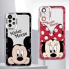 Чехол для телефона Disney Микки и Минни Маус для Samsung Galaxy A13 A14 A15 A23 4G 5G A24 A25 A33 A34 A53 A54 A73