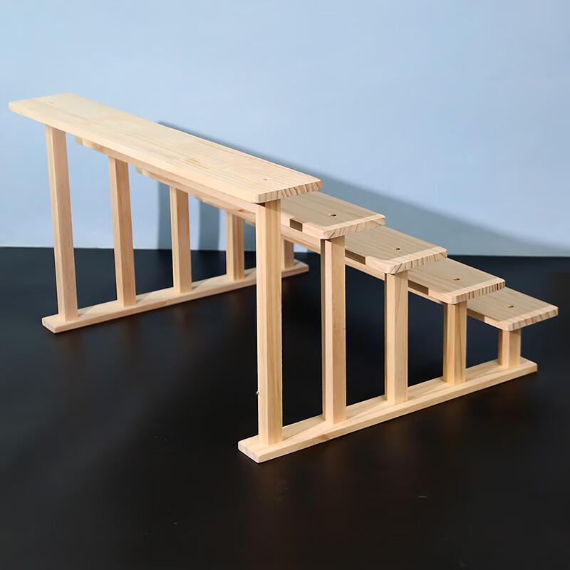 Solid Wood Multi-Tier Plant Display Shelf