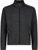Куртка CMP Мужская куртка из меланжа Stretch Performance Fleece (30E9707) stretch Fleec (30E9707) piombo mel.-zolfo