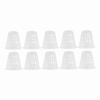 10pcs/Set Durable Safe Plastic Hydroponic Basket Cup for Garden Balcony Planting(White)