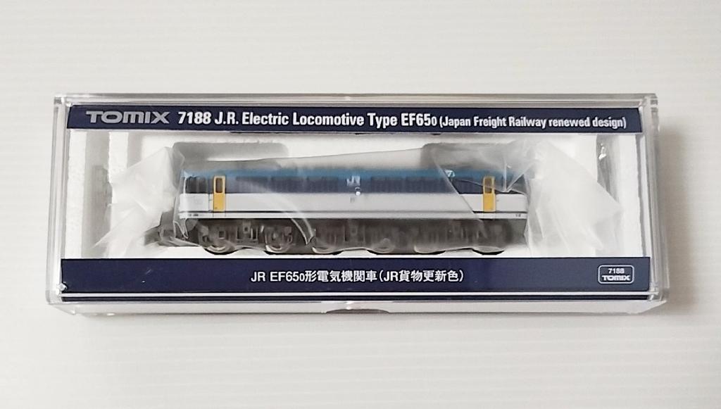 TOMIX 7188 Электровоз JR Грузовой Обновленный Масштаб N EF65-0 (Цвет JR) -