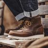 Maden Vintage 875 Ankle Boots Durable Leather High-top Shoes For Men Winter Round Toe Cowboy Boots Safety Work Shoes