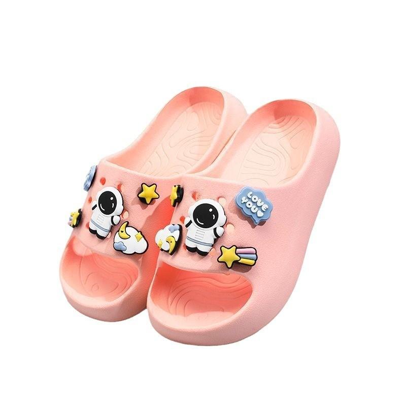 Очаровательные детские тапочки-мини-астронавты, удобные домашние шлепанцы из ЭВА для мальчиков