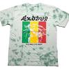 Футболка унисекс для взрослых Rasta Colors Tie Dye
