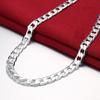 Special Offer Silver Color Necklace for Men's 20/24 Inches Classic 10MM Chain Luxury Jewelry Wedding Christmas Gifts