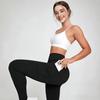 New popular yoga pants European and American high waist sexy thin legs solid color leggings running outdoor sports pants women