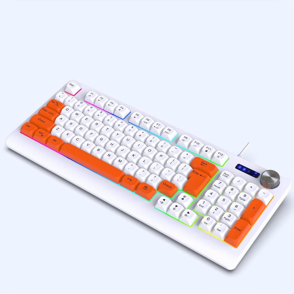K93 Проводная игровая клавиатура - 93-клавишная RGB механическая клавиатура