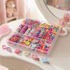 155/577Pcs Colorful Girls Hair Bands No Hurt Hair Hair Clips Kids Hair Accessories  Girls Children