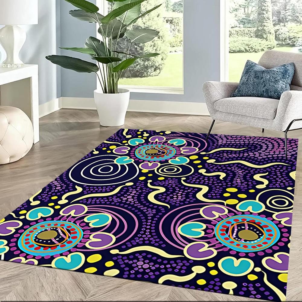 Australian Aboriginal Style 72 Carpet Suitable for Decorate room Hallway Playrooms Study room Anti-slip Rug Office home decor