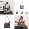 Embroidery Style Tassels Large Shoulder Bags Capacity Single Girl Shoulder Bag