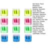 12Pcs Dual Hole Pencil Sharpener with Lid Compact Manual Sharpener for Standard And Jumbo Pencils Travel-friendly Pencil Sharpener