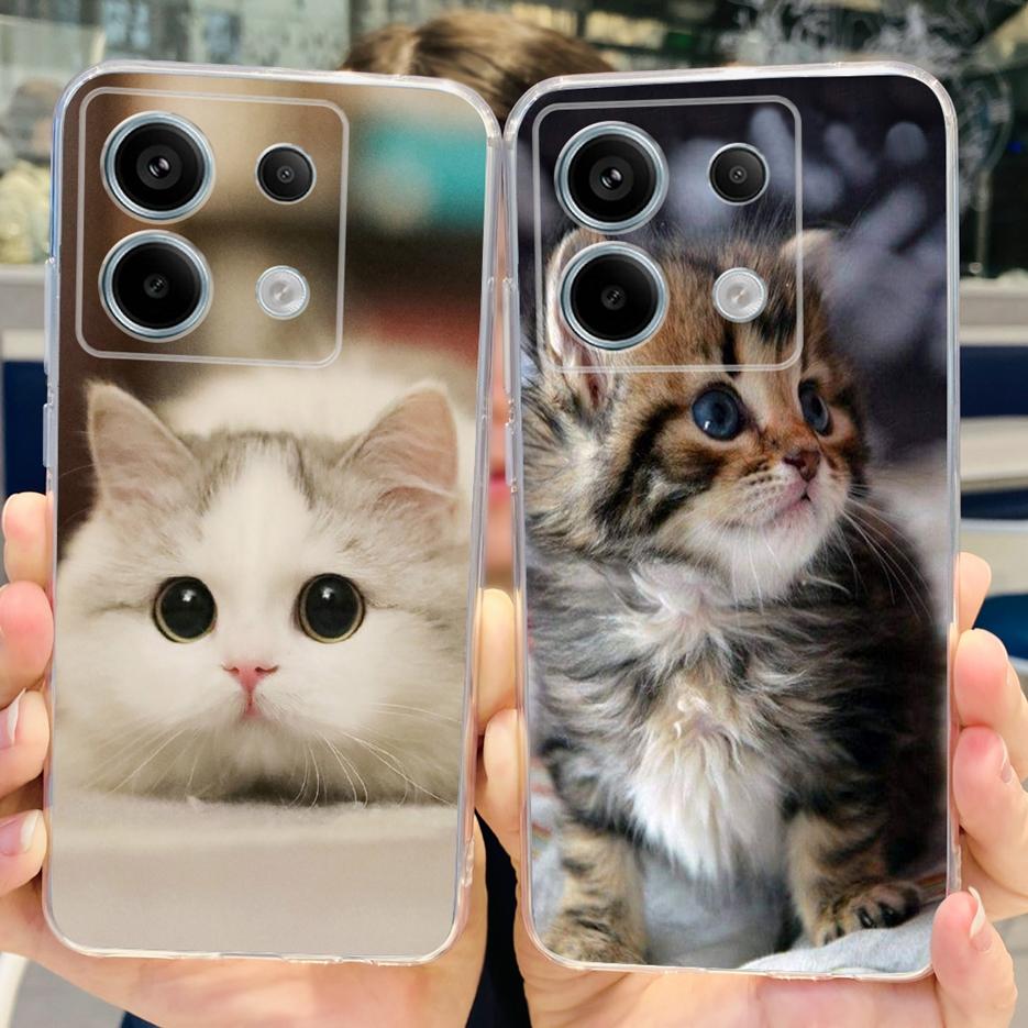 For Xiaomi Poco X6 5G Case PocoX6 Pro New Fashion Painted Cover Clear Silicone Phone Case For Xiaomi Poco X6 Pro X6Pro 5G Bumper