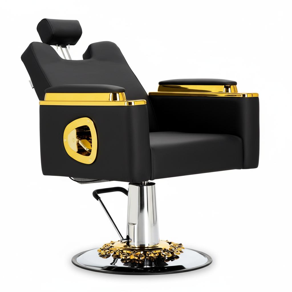 Hydraulic barber chair for the Midas hairdressing salon
