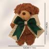 Soft Little Bear Keychain Fluffy Bear Bag Pendant Bowknot Bear Plush Toy  Birthday Parties