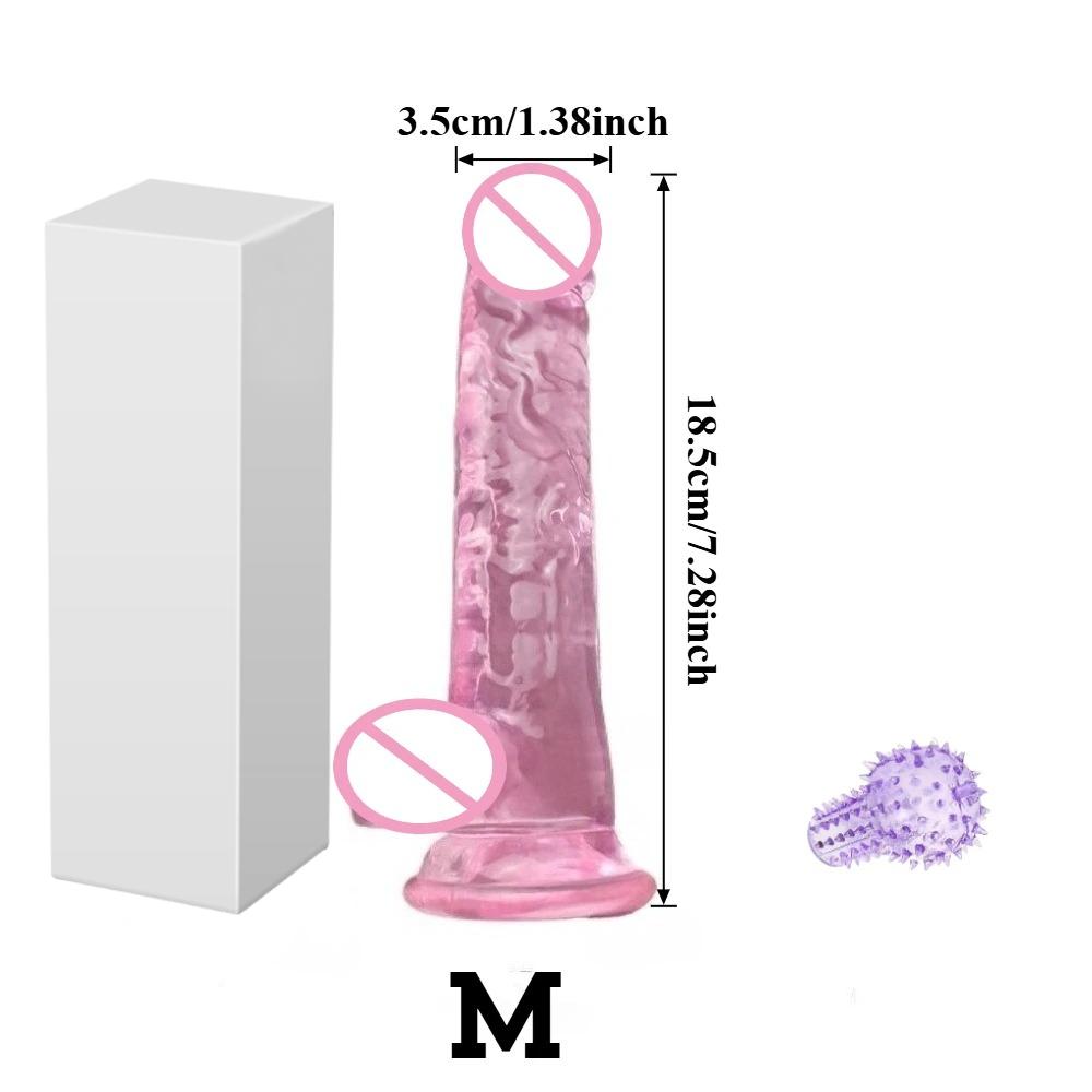 4colors with Egg Shaped Dildo with Strong Suction Cups Soft and Flexible Textured and Curved Design Suitable for G-spot and Play