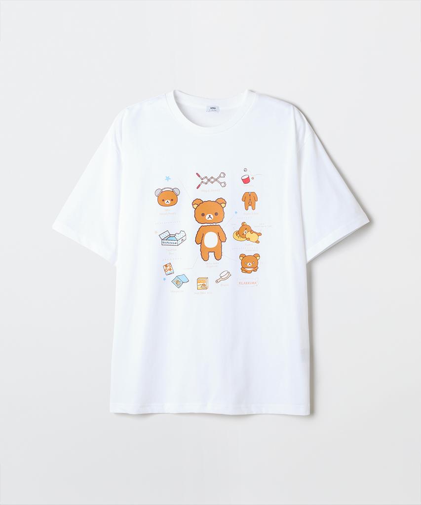 Seupao [Rilakkuma] Футболка с коротким рукавом (Mix)_Sprlg25U02