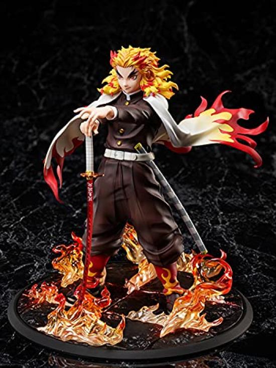 Jump Demon Slayer: Kimetsu No Yaiba the Movie: Mugen Train Rengoku Kyojuro 18 Scale Figure