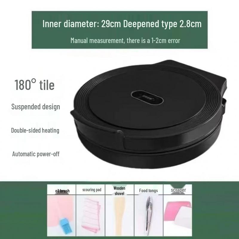 Double-Sided Non-Stick Electric Griddle & Pancake Maker