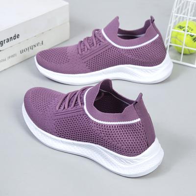 Новая весенне-осенняя модная женская спортивная обувь, женские повседневные кроссовки на мягкой подошве с дышащей сеткой