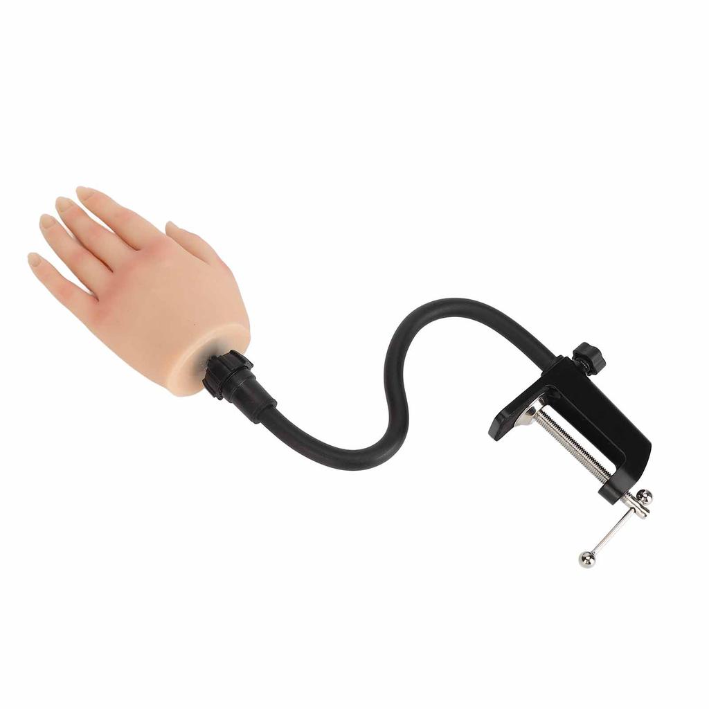 Практика нейл-арта, гибкие суставы, силиконовые искусственные ногти, тренировочная рука с типсами для ногтей