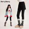 BARRY BANNY Девочки Флисовые Леггинсы-Юбка Имитация Двух Предметов