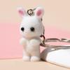 Cartoon Phone Pendant Creative Backpack Pendant Cute Plush Resin Rabbit Keychain  Bag Accessories