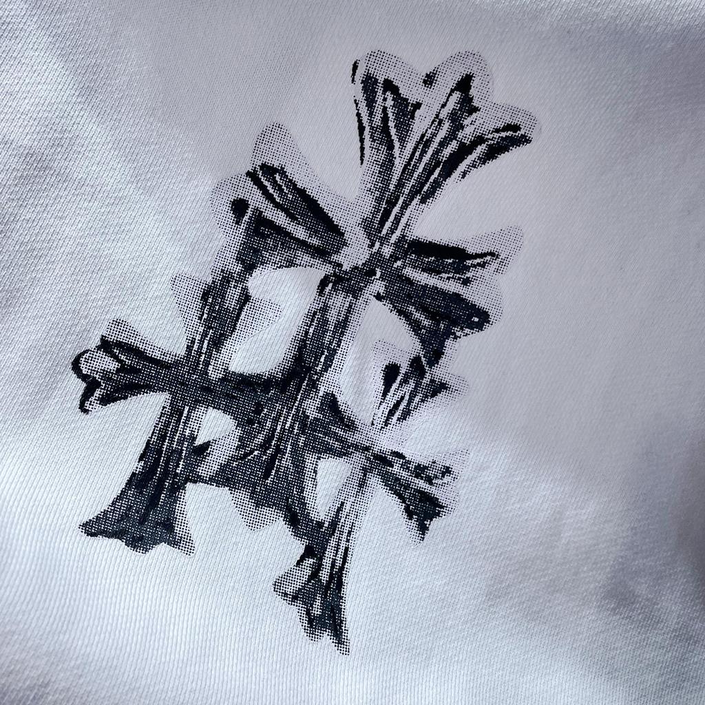 8602 CHROME HEARTS 2025 New Spring and Autumn Plus-size Thin Style Classic Style Logo Hooded Sweatshirt for Couples