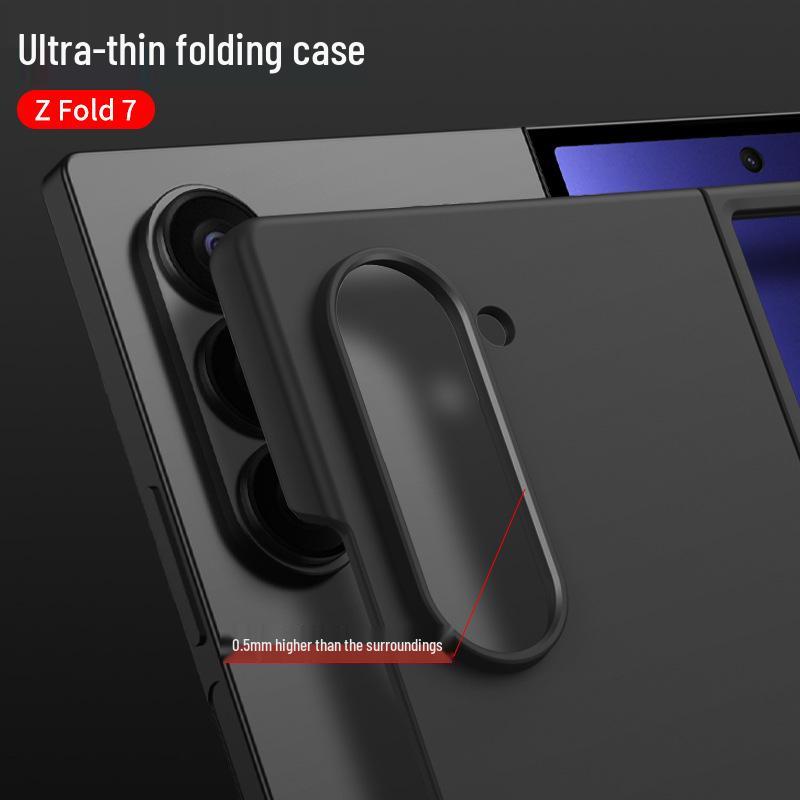 Ультратонкий матовый чехол для телефона Samsung ZFold7: Модный, Однотонный, Складной Защитный Чехол