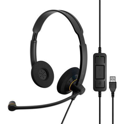 Стереогарнитура EPOS IMPACT SC 60 USB ML для Microsoft Teams, удобная посадка — микрофон с шумоподавлением, встроенные элементы управления, сертификация,