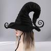 Witch Hat, Pleated Hat, Halloween Hat, Halloween Headwear, Windproof Rope, Party Decoration, Cosplay Props