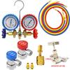 Air Conditioning Manifold Gauge Set Lightweight Test Diagnostic Kit for R12 R22 R404A R134A Refrigerant Portable Repair Tools