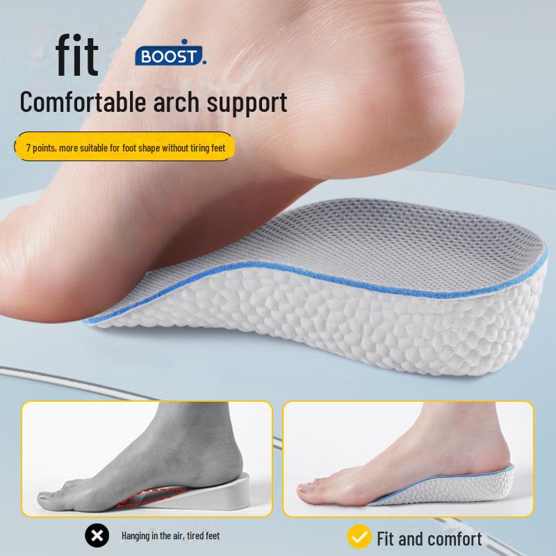 Стельки, увеличивающие рост: Невидимые, противоскользящие, мягкие эластичные полуподушечки для мужчин и женщин.