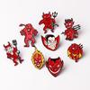 Halloween Creative Cartoon Character Alloy Drip Oil Brooch Badge