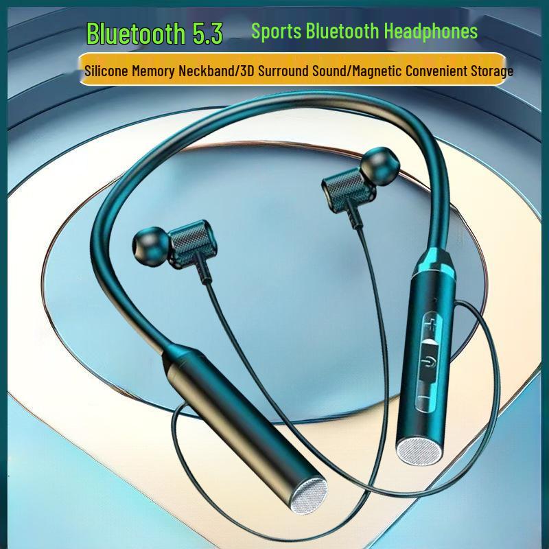 Беспроводные Bluetooth-наушники-гарнитура на шею: Спорт, Игры, Длительное время работы G01