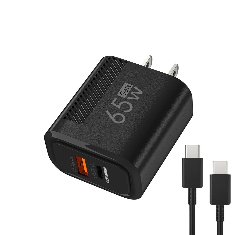 65 Вт GaN USB C быстрое зарядное устройство настенный адаптер PD 33 Вт QC3.0 для iPhone 15 14 16 Pro Max Samsung S23 Xiaomi 13 EU/US Plug дорожное зарядное устройство