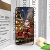 Мультяшный чехол на телефон Санта-Клаус в рождественской тематике для Samsung Galaxy S25 S24+ S23 Ultra S22 Plus S21 FE M53 Ударопрочный мягкий чехол
