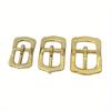 Solid Brass Belt Buckle Tri Glide Middle Center Bar Buckle for Leather Craft Bag Strap Garment Belt Luggage Hardware Accessories
