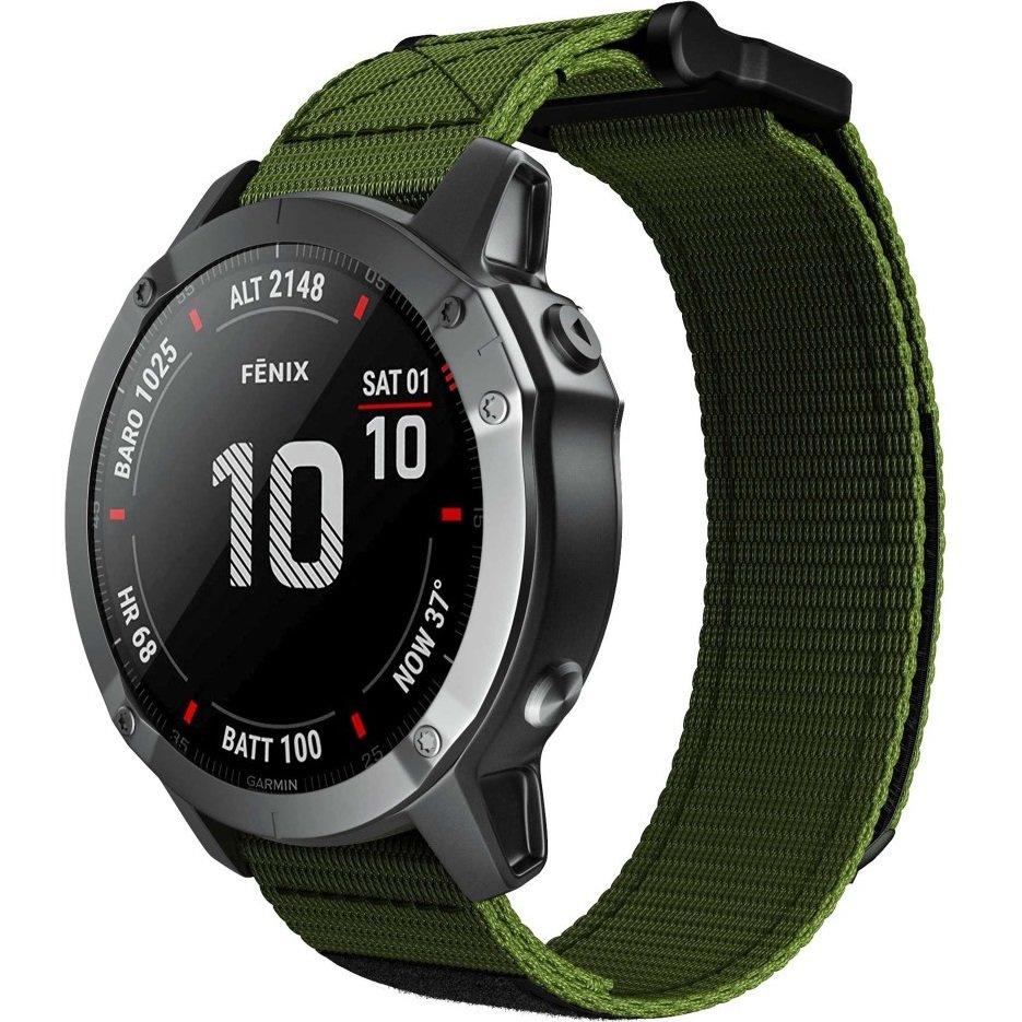Nylon Strap for Garmin 22mm, Green