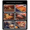 with LED Light Cordless BBQ Grill Brush Rechargeable BBQ Rotating Brush  Barbecue