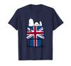 Peanuts Union Jack Hat Snoopy T-shirt