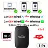 4 в 1 Android Auto проводной к беспроводной Carplay Android Auto адаптер WiFi для проводных автомобилей Smart Ai Box Plug&Play Smart Car Systems