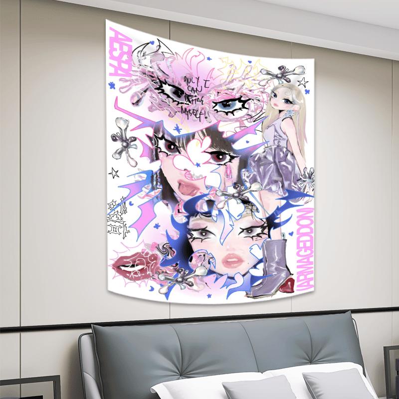 Armageddon Anime Tapestry Vibrant Wall Hanging with Edgy Design for Bedroom and Living Room Decor Perfect Gift