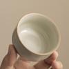 Бежевая керамическая чашка для чая Архат Kiln Ru - Для личного использования, Чашка для дегустации чая Ганфу для дома.