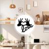 Wall Background Heart Cutouts Wall Hanging Art Wall Silhouette  Living Room