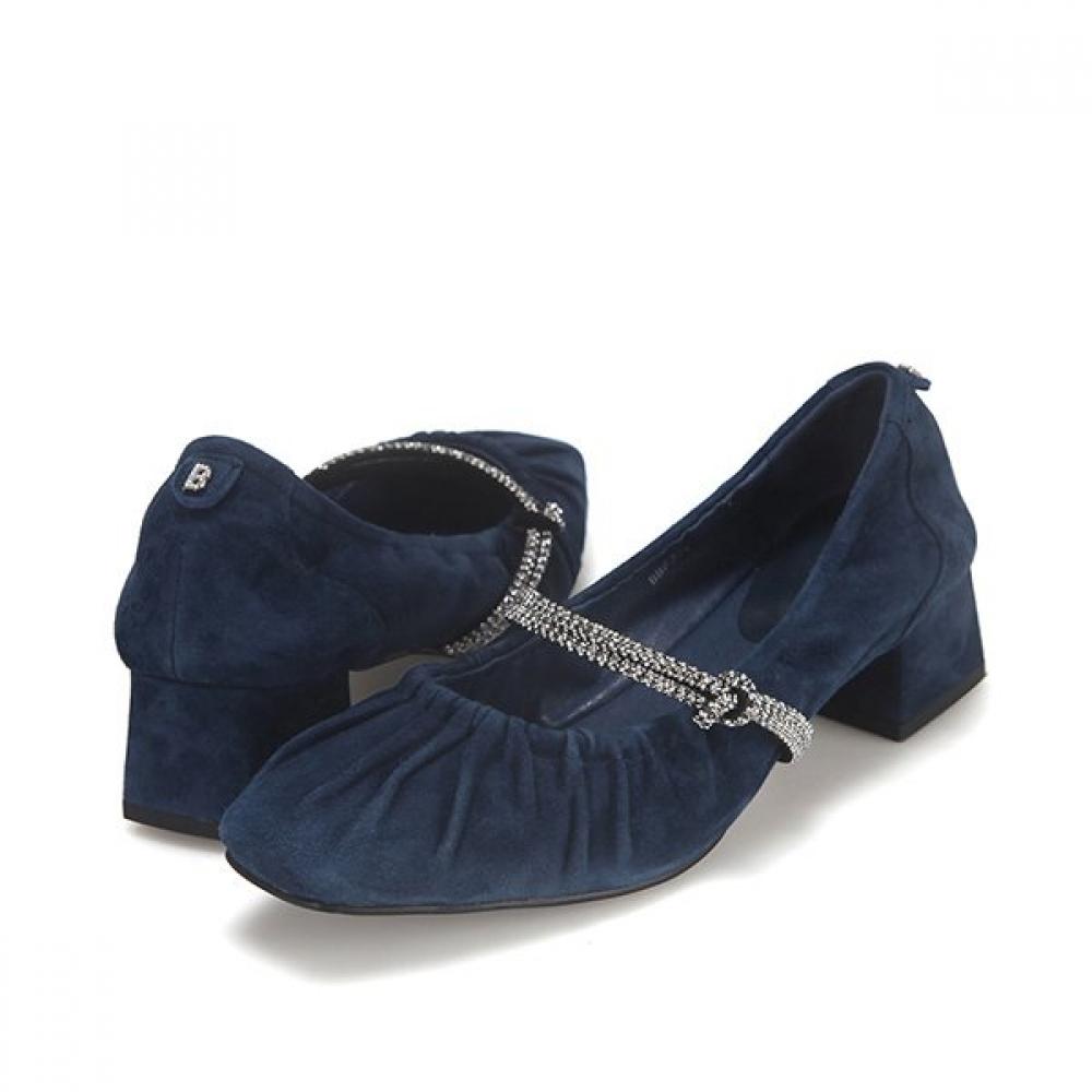 Barbara Lambskin Suede Jewelry Mary Jane Bbf535bl