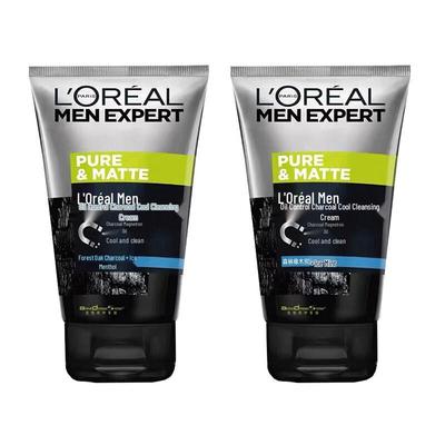 L'Oreal Men Expert Очищающее средство для лица, 2 шт.