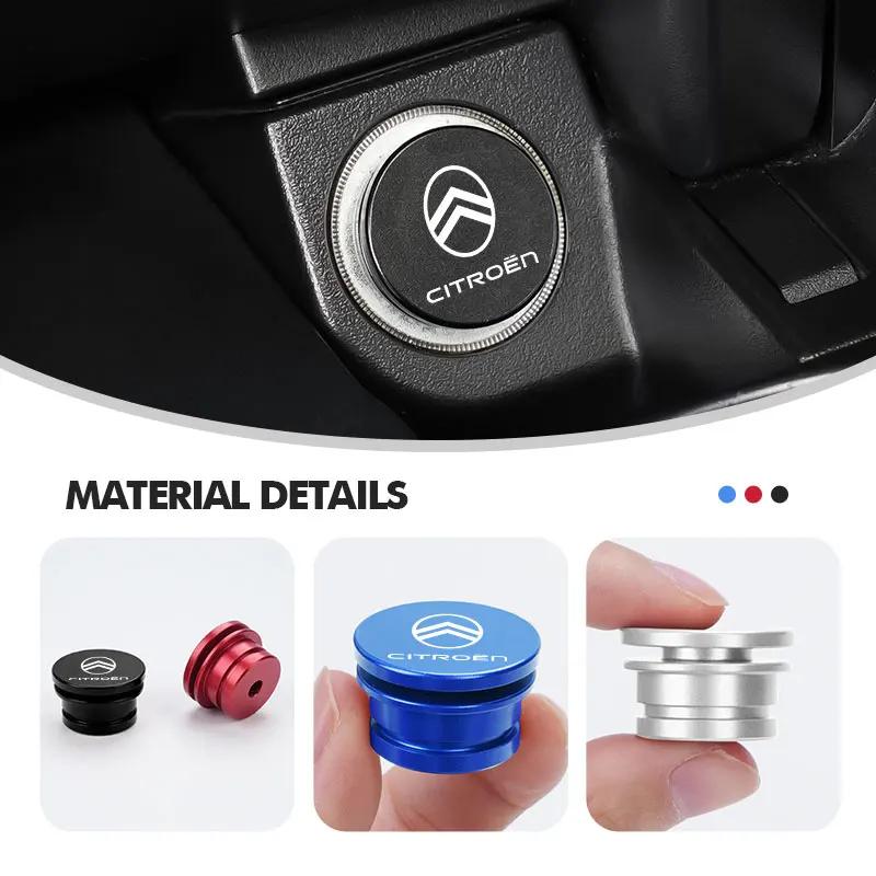 AGY1 Car Metal Cigarette Lighter Button Cap Dustproof Cover Socket For Citroen Jumper Celysee Cactus Picasso Aircross Saxo Grand