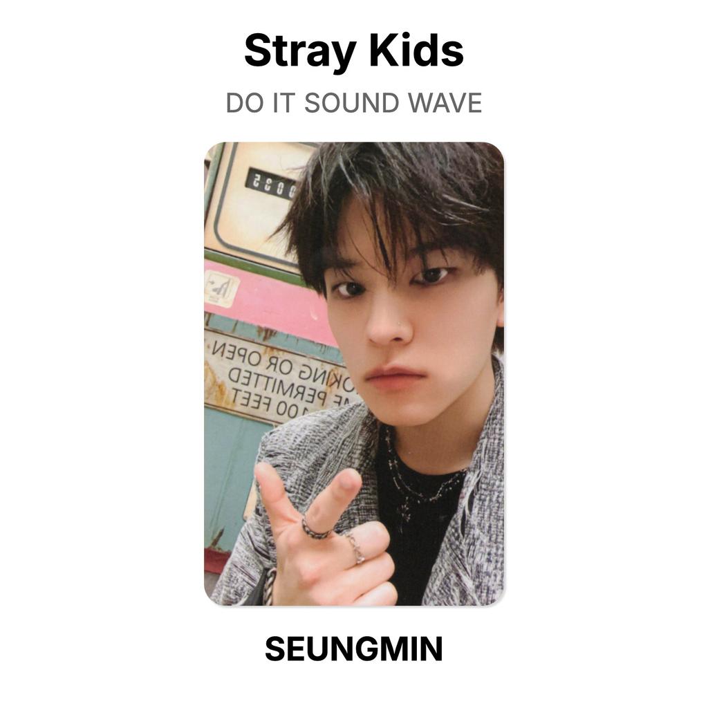 Stray Kids DO IT SOUND WAVE Официальная фотокарточка