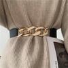 Fashion Chain Belt Elastic Metal Waist Belts for Women Ladies Coat Dress Belt Waistband